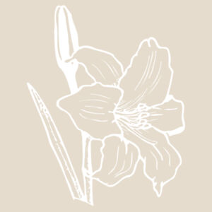 White Flower - Super Tote Bag - Thread Project Design