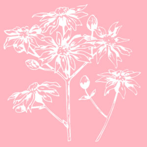 White Flowers -AS Colour Carrie Tote Bag  Design