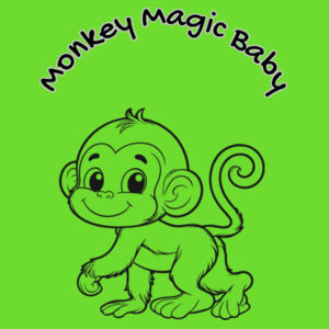 Monkey Magic - Black - JB's Infant Tee Design