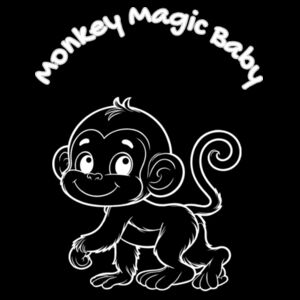 Monkey Magic - White - AS Colour Organic Infant Mini-Me One-Piece Design