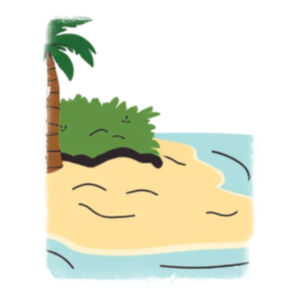 Tropical Tee - Gildan Toddler Heavy Cotton T-Shirt Design