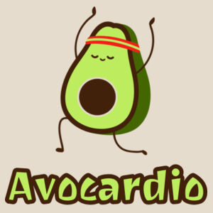 Avocado - Natural Tea Towel Design