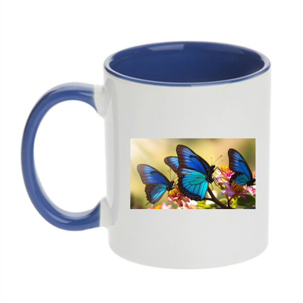 Butterfly Cup - Inner Coloured Mug Thumbnail