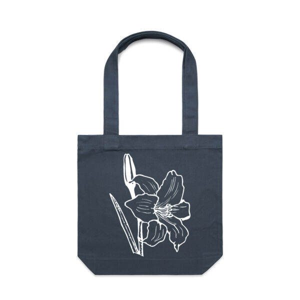 White Flower - AS Colour Carrie Tote Bag Thumbnail