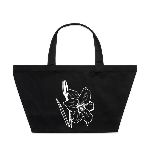 White Flower - AS Colour Oversized Tote Bag Thumbnail