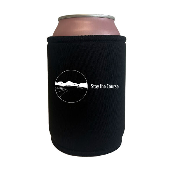 Stay the Course - Black Can Cooler Thumbnail