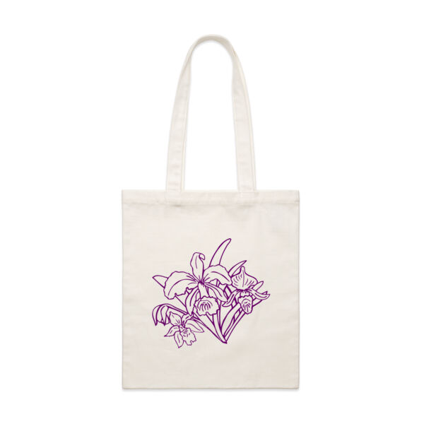 Plum Flower - AS Colour Parcel Tote Thumbnail