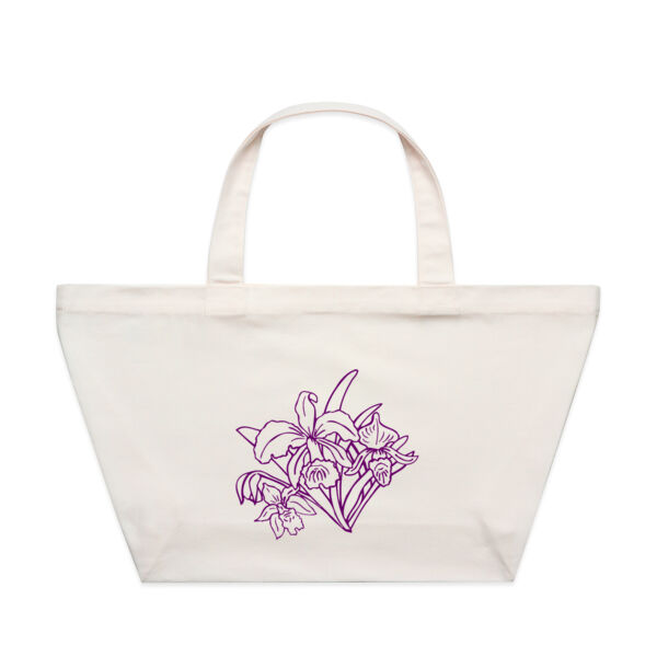 Plum Flower - AS Colour Oversized Tote Bag  Thumbnail