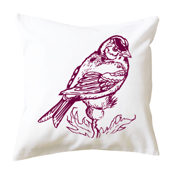 Birdie - Maroon - Cushion cover Thumbnail